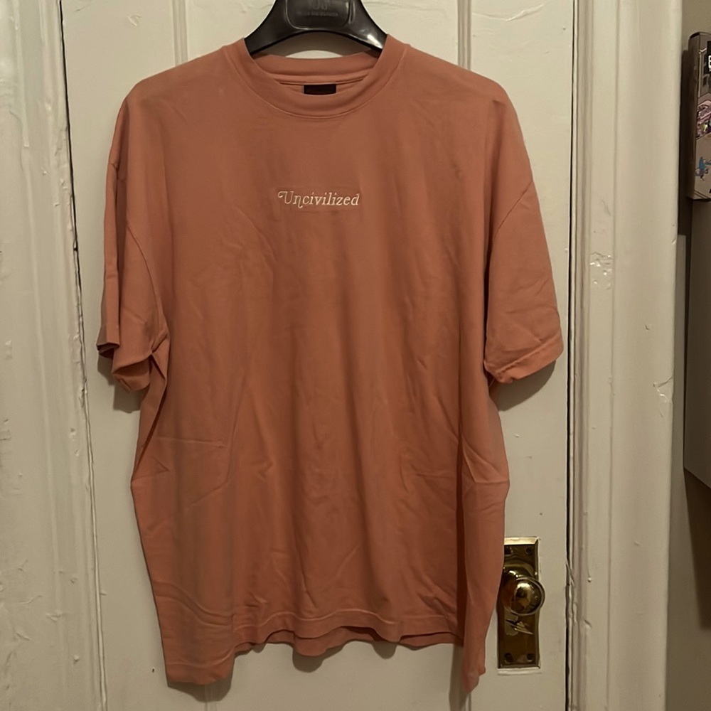 Salmon Uncivilized T shirt